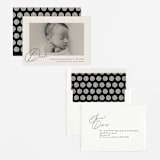 "Dashing" - Birth Announcements in Vanilla by Olivia Raufman - Assembled