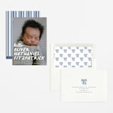 "casual hello" - Birth Announcements in Snow by Angela Marzuki - Assembled