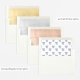 "casual hello" - Birth Announcements in Snow by Angela Marzuki - Envelope Liner Options