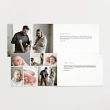 "Exemplary" - Birth Announcements in Cotton by Olivia Raufman - Interior Options