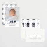 "Statement" - Birth Announcements in Marine by Sara Hicks Malone - Assembled