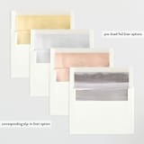 "Two Cute" - Birth Announcements in Silk by Creo Study - Envelope Liner Options