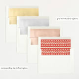 "Vintage Love Bow" - Birth Announcements in Latte by Kartika Paramita - Envelope Liner Options