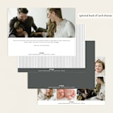 "Fancy for Two" - Birth Announcements in Frost by Jessica Williams - Back of Card Options