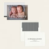 "Fancy for Two" - Birth Announcements in Frost by Jessica Williams - Assembled