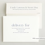 "Chatham" - Birth Announcements in Navy by Megan Davis - FREE Recipient Addressing