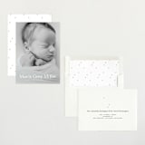 "simple in serif" - Birth Announcements in Snow by Bramble Studio - Assembled