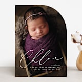 "Just Lovely" - Birth Announcements in Shell by Lea Delaveris - Front