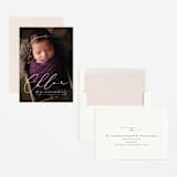 "Just Lovely" - Birth Announcements in Shell by Lea Delaveris - Assembled