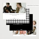 "Sweet Love" - Birth Announcements in Sugar by Juneau Designs - Back of Card Options
