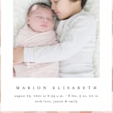 "Desert Plaid" - Birth Announcements in Terracotta by Erica Krystek - Detail