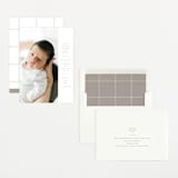 "Tarrytown" - Birth Announcements in Fawn by Megan Davis - Assembled