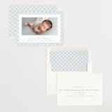 "Checked" - Birth Announcements in Sky by Lea Delaveris - Assembled