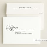 "Precious Script" - Birth Announcements in Sugar by Jessica Williams - FREE Recipient Addressing