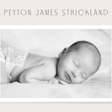 "Classical" - Birth Announcements in Cream by Hooray Creative - Detail