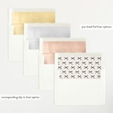 "Elegant Bow Holiday" - Birth Announcements in Charcoal by Chelsea Petaja - Envelope Liner Options