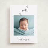 "Just Me" - Birth Announcements in Midnight by Lehan Veenker - Front
