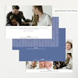 "Preppy Little Bow" - Birth Announcements in Petal by Leia Matt - Back of Card Options