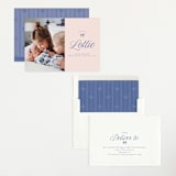 "Preppy Little Bow" - Birth Announcements in Petal by Leia Matt - Assembled