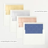 "Preppy Little Bow" - Birth Announcements in Petal by Leia Matt - Envelope Liner Options