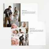 "Modern Name" - Birth Announcements in Moon by Robin Ott - Interior Options