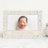 "Iconic bebe" - Birth Announcements in Bluebird by Creo Study - Front
