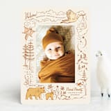 "Baby Bear" - Birth Announcements in Cream by Morgan Ramberg - Front