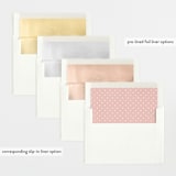 "Sweet Script" - Birth Announcements in Sweet Pea by Jennifer Postorino - Slip-In Envelope Liners