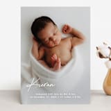 "raclette" - Birth Announcements in Marshmallow by chocomocacino - Front