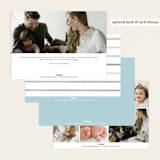 "Spring Blooms" - Birth Announcements in Daffodil by Alice Nelen - Back of Card Options