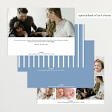 "First impression" - Birth Announcements in Water by Lea Delaveris - Back of Card Options