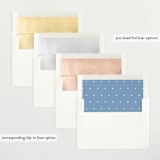 "First impression" - Birth Announcements in Water by Lea Delaveris - Envelope Liner Options