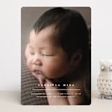 "Primary" - Birth Announcements in Vanilla by Pixel and Hank - Front