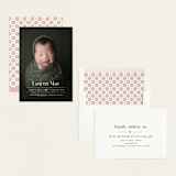 "Heart" - Birth Announcements in Blush by Pixel and Hank - Assembled