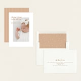 "eloise" - Birth Announcements in Peach by Ellen Schlegelmilch - Assembled
