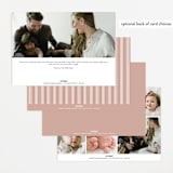 "Cameo" - Birth Announcements in Petal by Robert and Stella - Back of Card Options