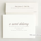 "cupcake" - Birth Announcements in Marshmallow by chocomocacino - FREE Recipient Addressing
