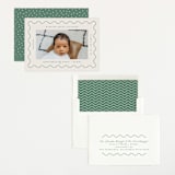 "Squiggle" - Birth Announcements in Moss by Kelly Watkins - Assembled