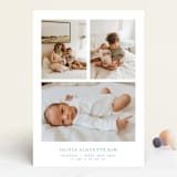 "windows to our heart" - Birth Announcements in Shortcake by Bramble Studio - Front