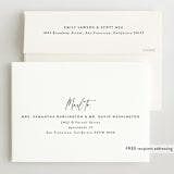 "Written Out" - Birth Announcements in Coal by Carolyn Nicks - FREE Recipient Addressing