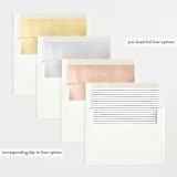 "Written Out" - Birth Announcements in Coal by Carolyn Nicks - Envelope Liner Options