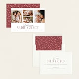 "Cheer All Year" - Birth Announcements in Rose by Michelle Taylor - Assembled