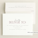 "Cheer All Year" - Birth Announcements in Rose by Michelle Taylor - FREE Recipient Addressing