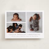 "Menil" - Birth Announcements in Fawn by Megan Davis - Front