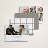 "Menil" - Birth Announcements in Fawn by Megan Davis - Back of Card Options