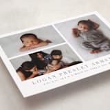 "Menil" - Birth Announcements in Fawn by Megan Davis - Detail