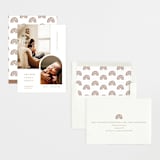 "Modern Inset" - Birth Announcements in Cotton by Robin Ott - Assembled