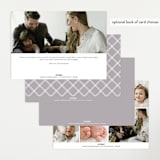 "Details" - Birth Announcements in Cloud by Susan Asbill - Back of Card Options