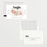 "Bold Name Frame" - Birth Announcements in Ash by Alethea and Ruth - Assembled