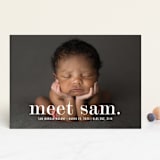 "Meeting" - Birth Announcements in Cloud by Up Up Creative - Front